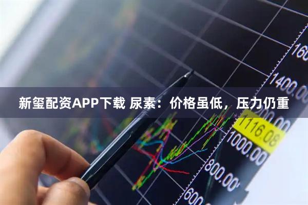新玺配资APP下载 尿素：价格虽低，压力仍重