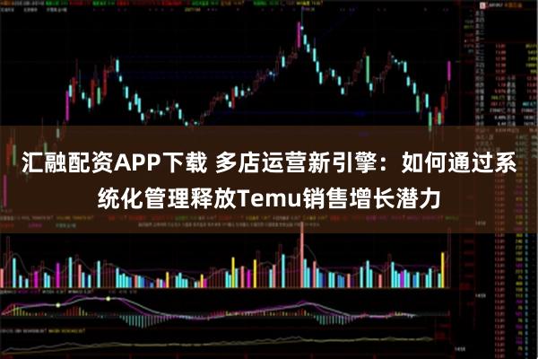 汇融配资APP下载 多店运营新引擎：如何通过系统化管理释放Temu销售增长潜力